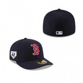 Men's Boston Red Sox Jackie Robinson Day 2024 Low Profile 59FIFTY Fitted Hat