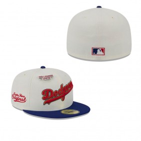 Men's Los Angeles Dodgers White Big League Chew Original 59FIFTY Fitted Hat