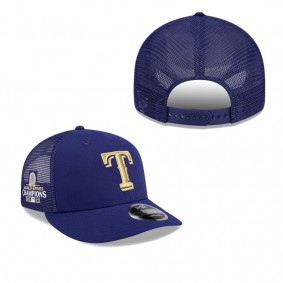 Men's Texas Rangers Royal 2024 Gold Collection Low Profile 9FIFTY Snapback Hat