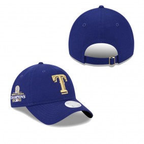 Women's Texas Rangers Royal MLB NWE 2024 Gold Collection Hat